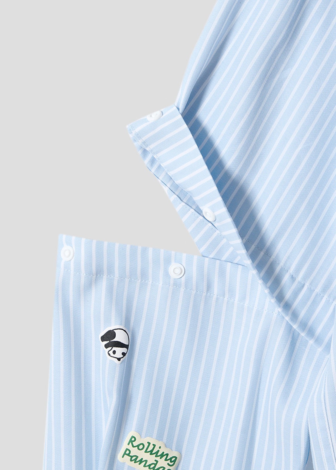 Rolling Pandas Library | Detachable Shirt