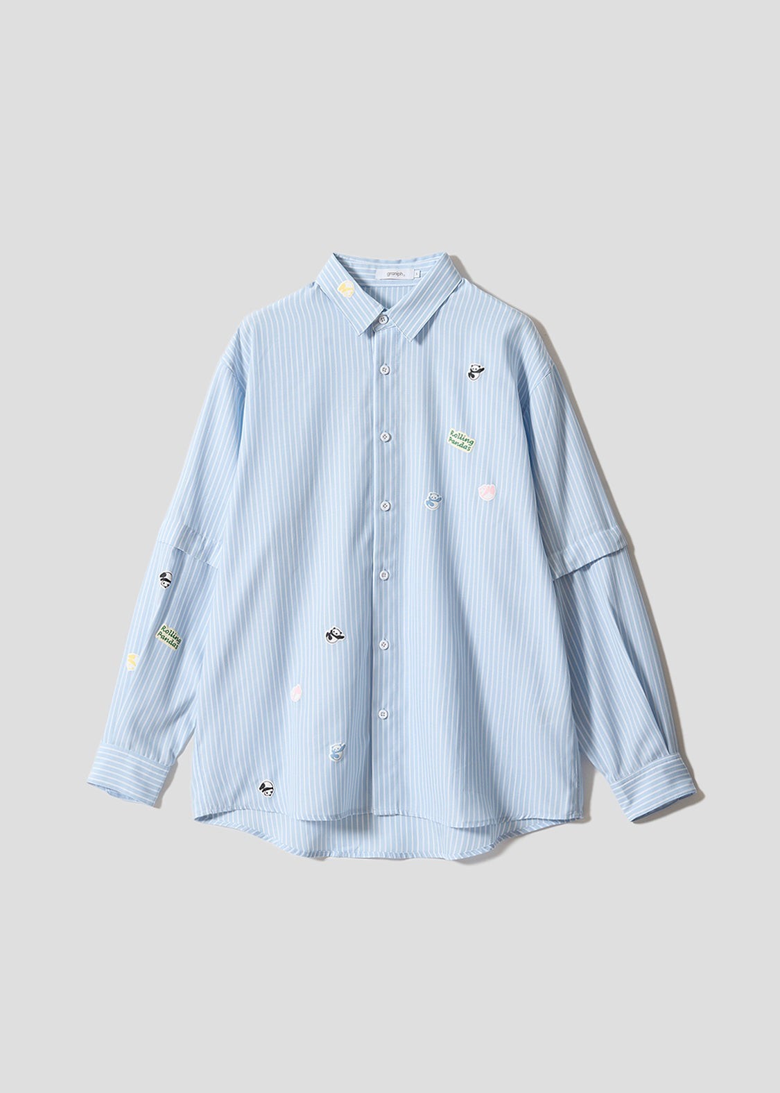 Rolling Pandas Library | Detachable Shirt