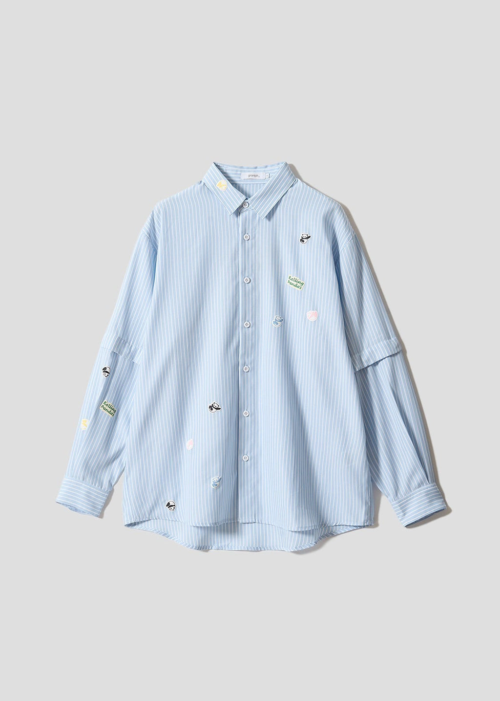 Rolling Pandas Library | Detachable Shirt
