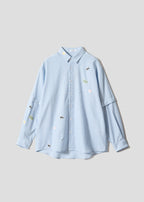 Rolling Pandas Library | Detachable Shirt