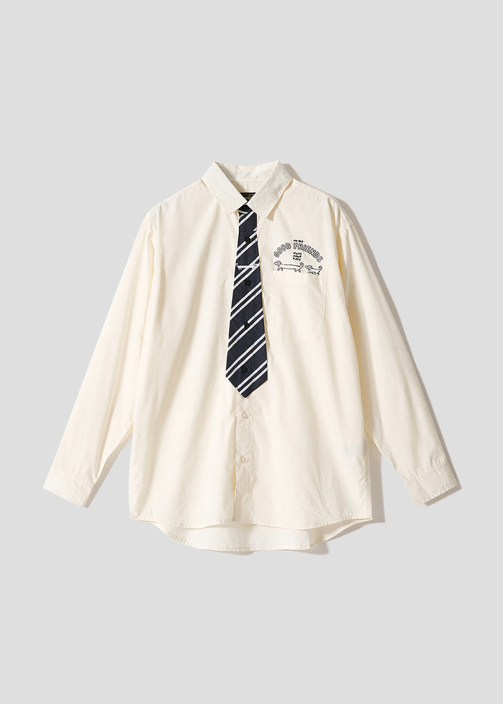 Nagasugiru Inu | Loose Shirt