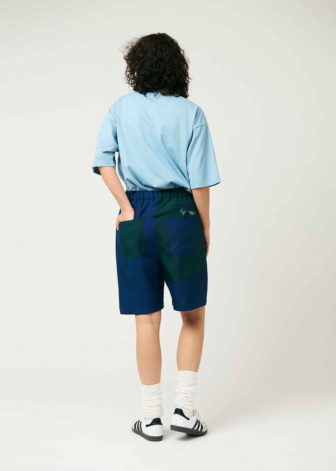 Poly Tro Big Silhouette Short Pants (Dangerous Dinosaurs)