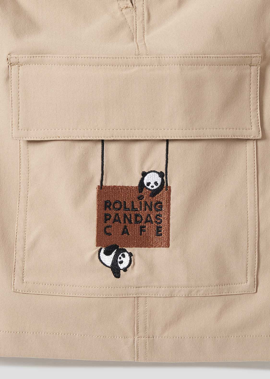 Climbing Cargo Shorts (Rolling Pandas Cafe)
