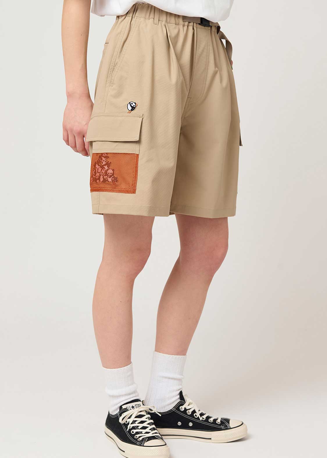 Climbing Cargo Shorts (Rolling Pandas Cafe)