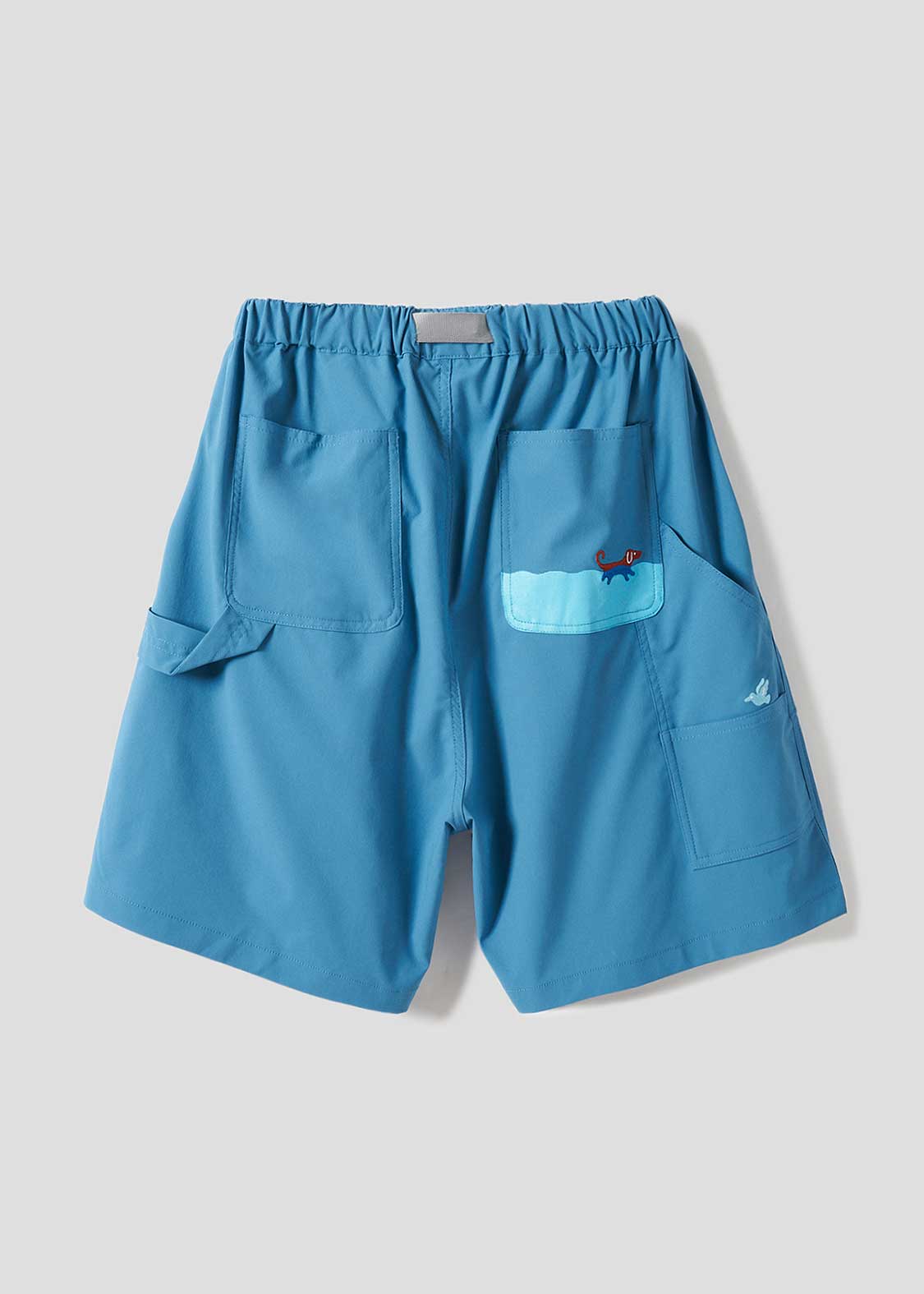 Nagasugiru Inu Playing With Waves | Water-Repellent Painter Shorts