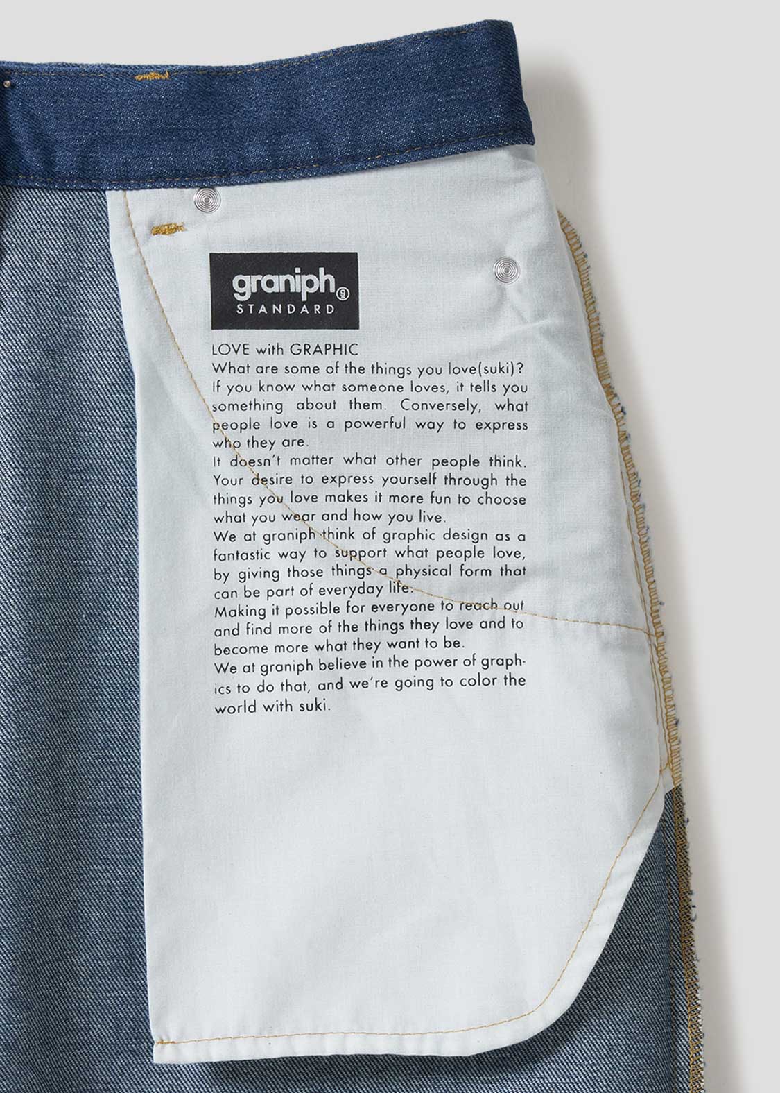 Nagasugiru Inu Friends From Another World | Straight Denim Pants