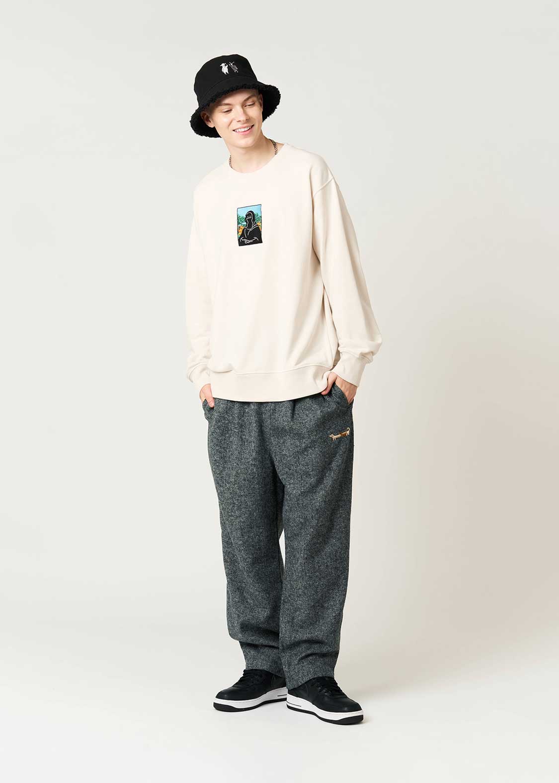 Nagasugiru Inu | Tweed Pants