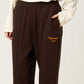 Painted Nagasugiru Inu | Center Seam Fleece Pants