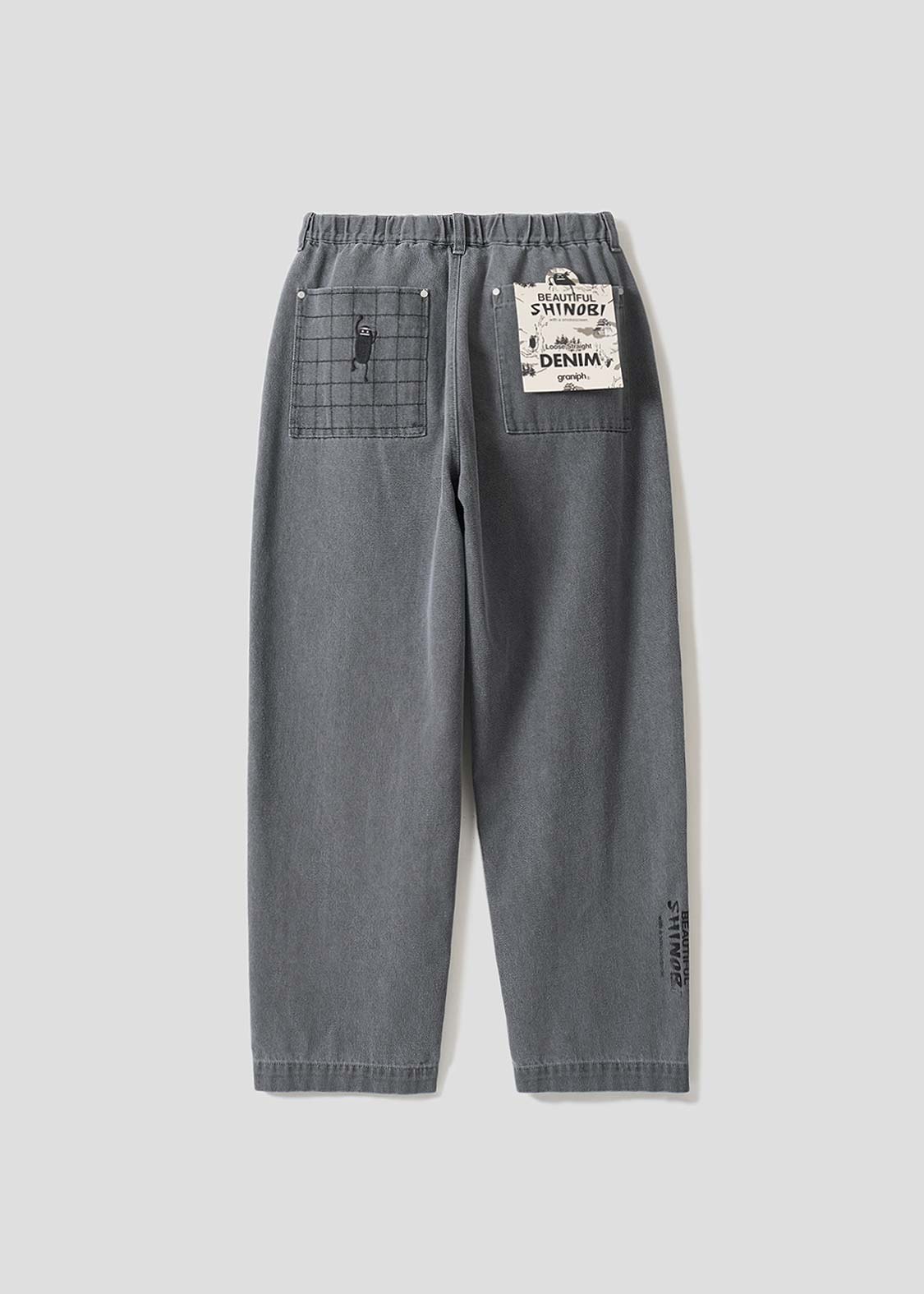 Beautiful Shadow Shinobi | Wide Denim Pants