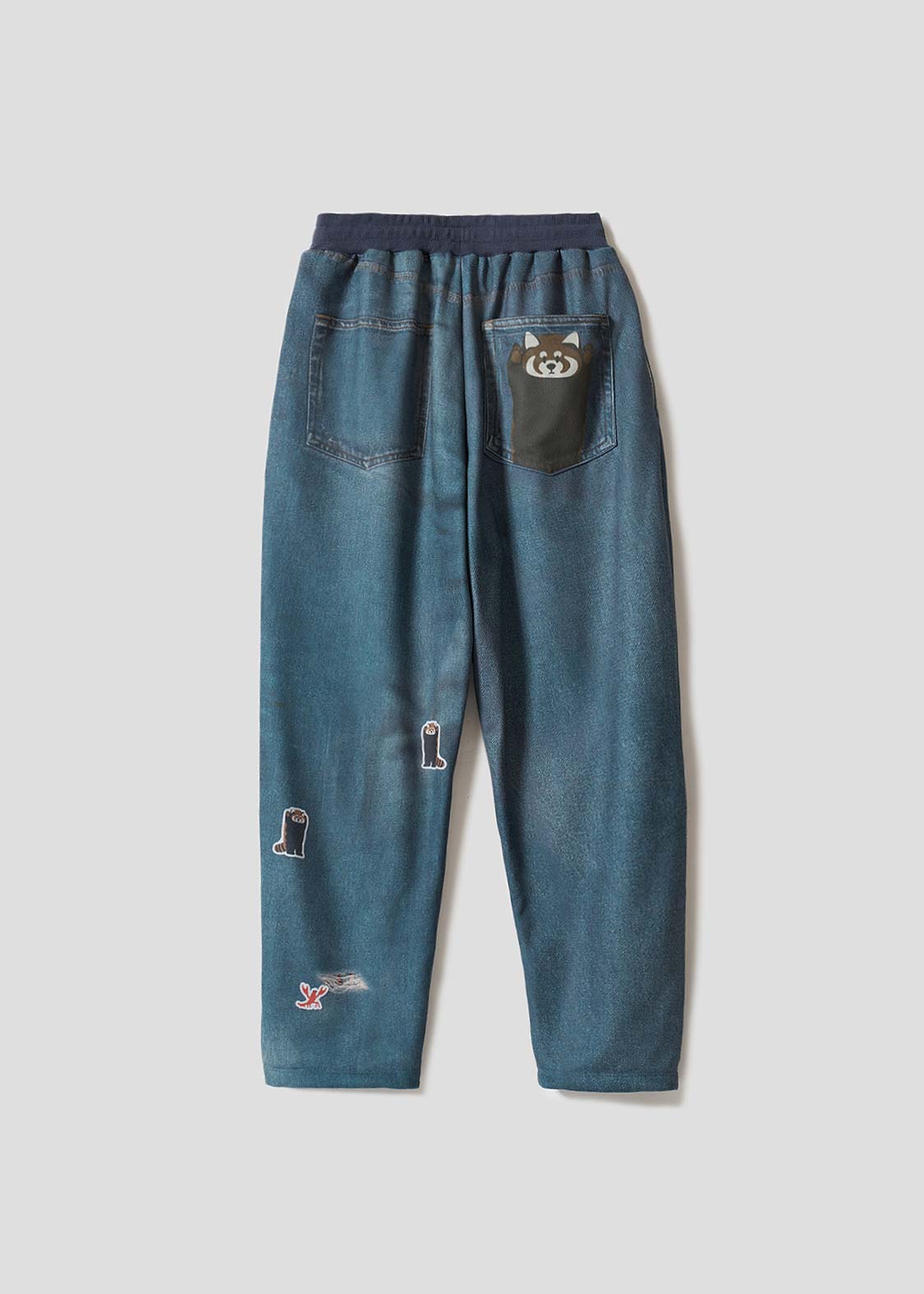Ikaku | Faux Denim Sweatpants