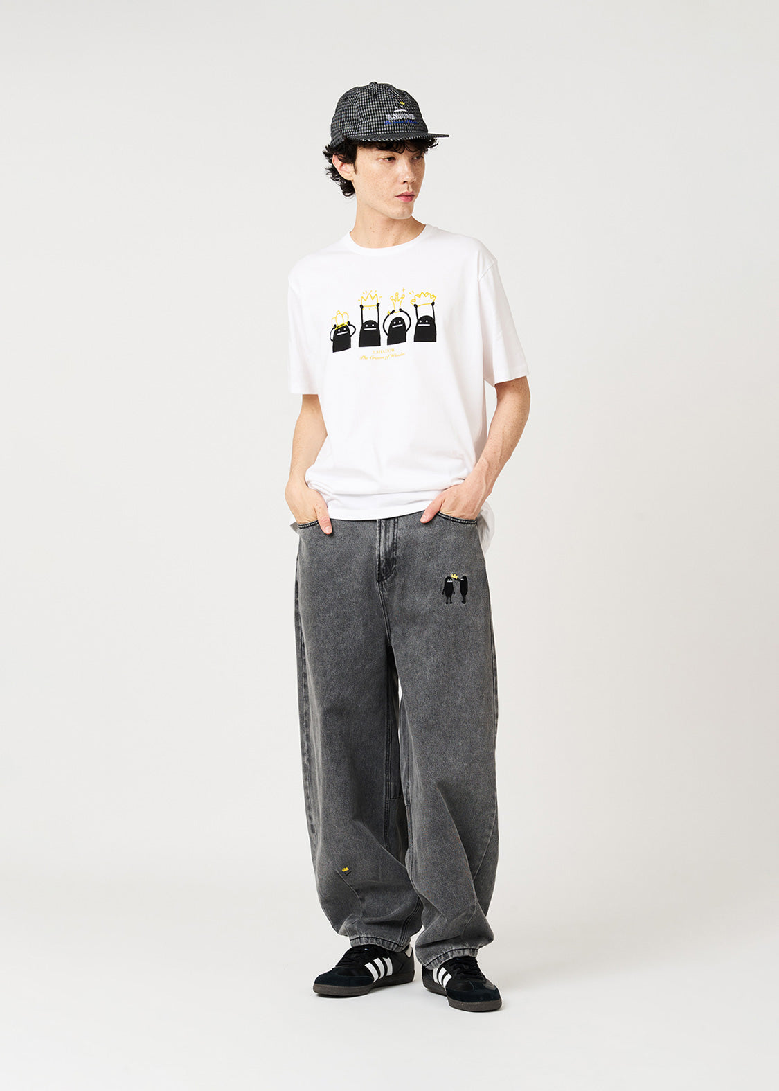 Beautiful Shadow Crown | Balloon Denim Pants