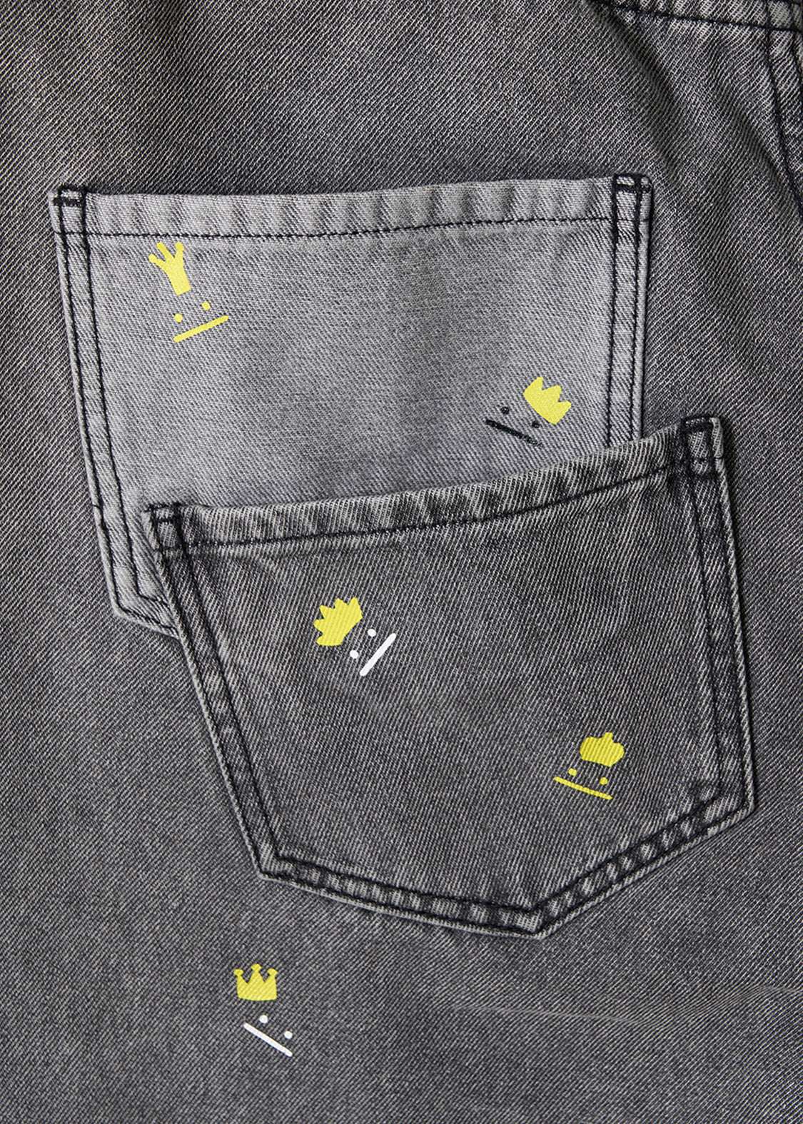 Beautiful Shadow Crown | Balloon Denim Pants