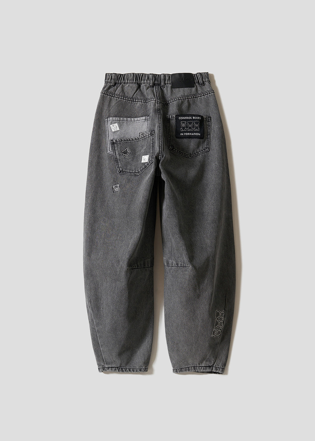 Control Bear | Balloon Denim Pants