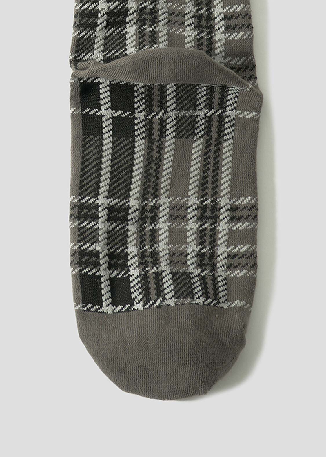 Beautiful Shadow Check | Long Socks