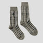 Beautiful Shadow Check | Long Socks