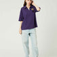 Half ZIp Polo Big Short Sleeve Tee (Ikaku)