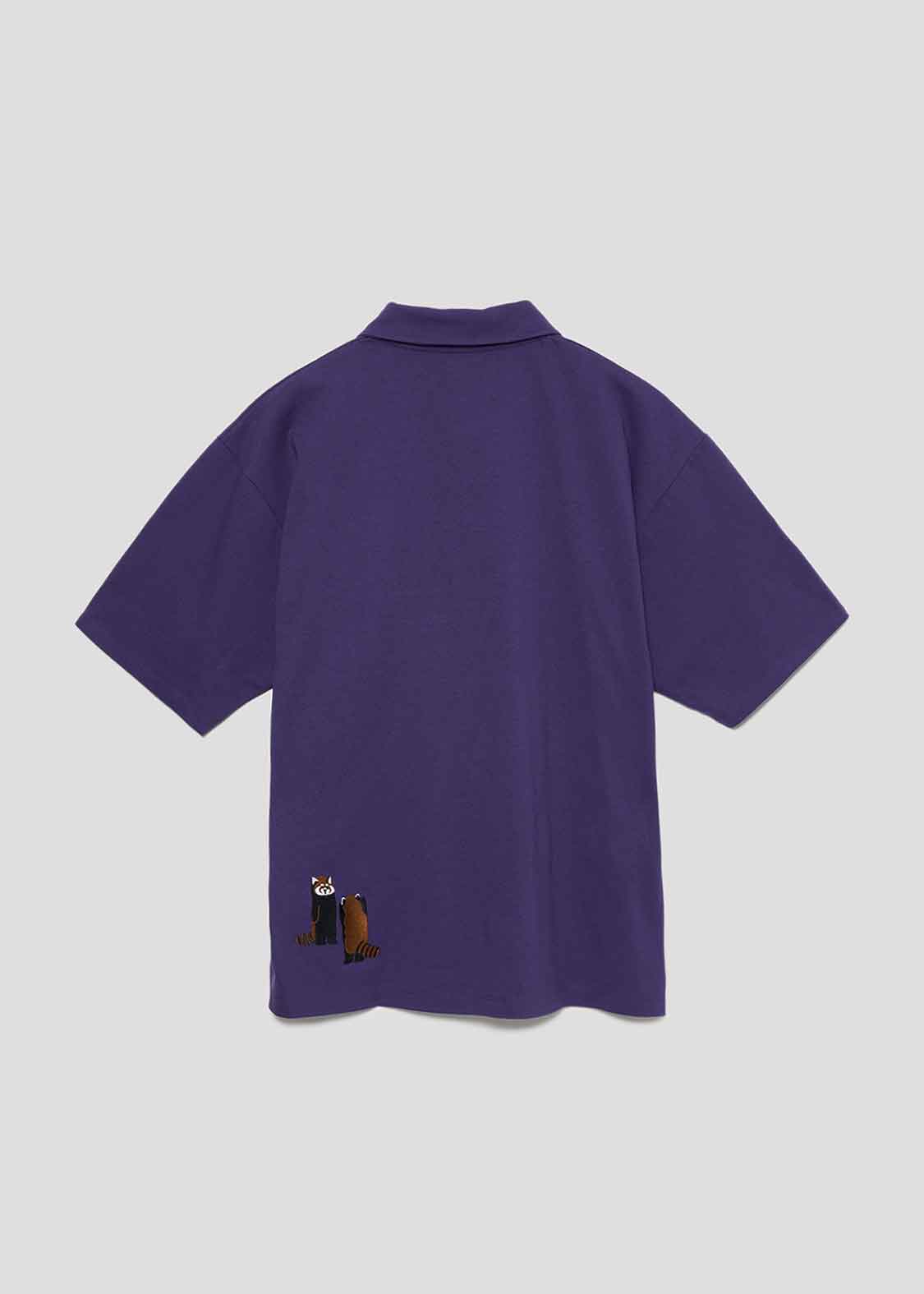 Half ZIp Polo Big Short Sleeve Tee (Ikaku)