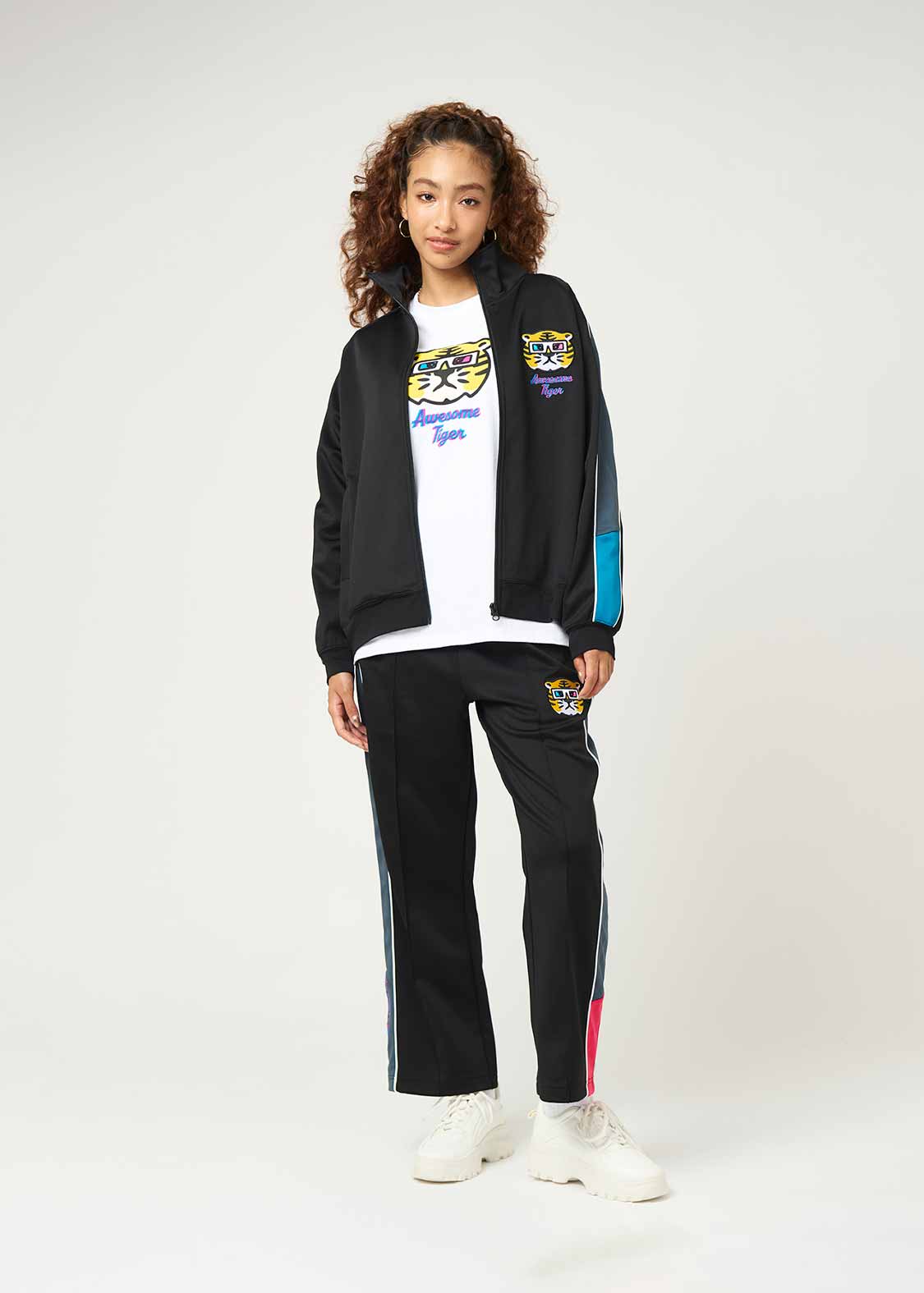 Jersey Track Jacket (Awesome Tiger 3D glasses)