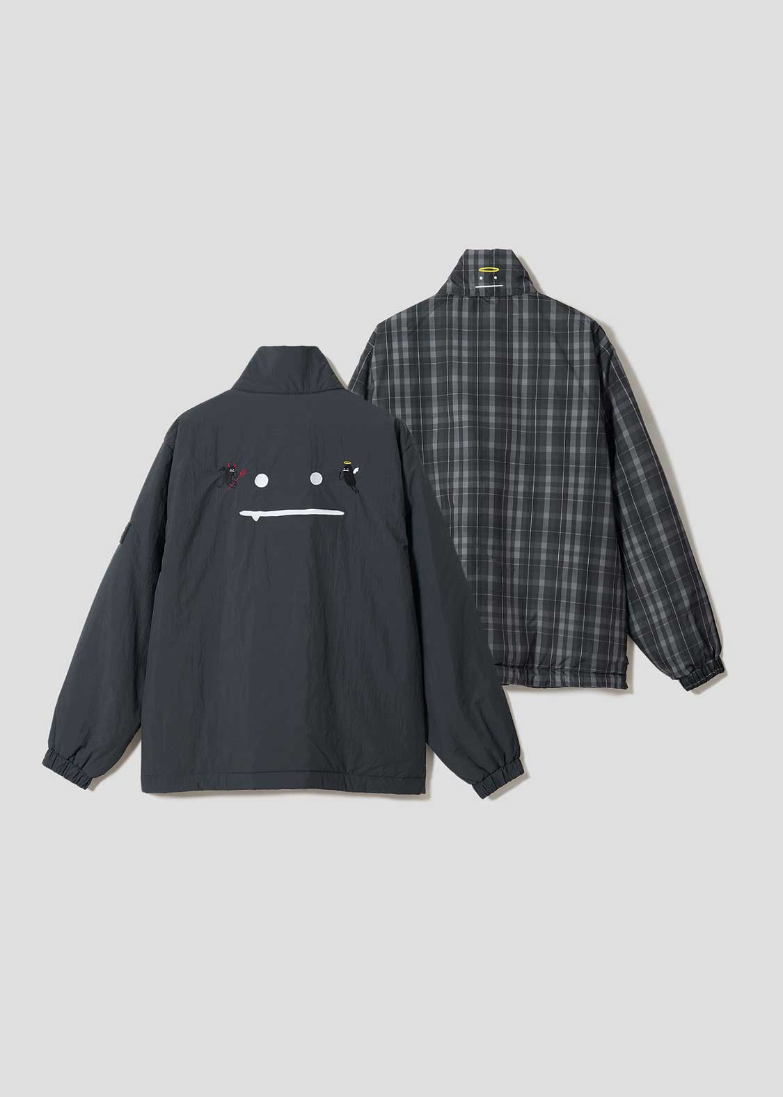 Beautiful Shadow Devil And Angel | Reversible Padded Blouson
