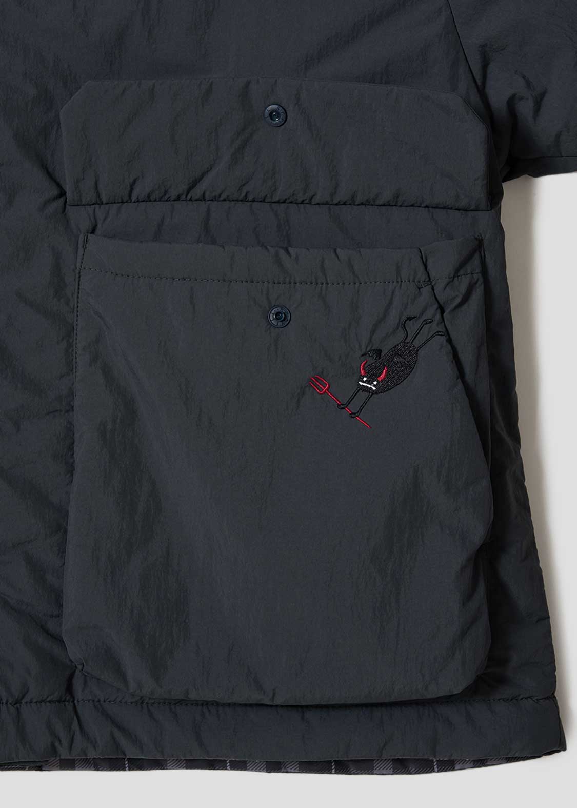Beautiful Shadow Devil And Angel | Reversible Padded Blouson