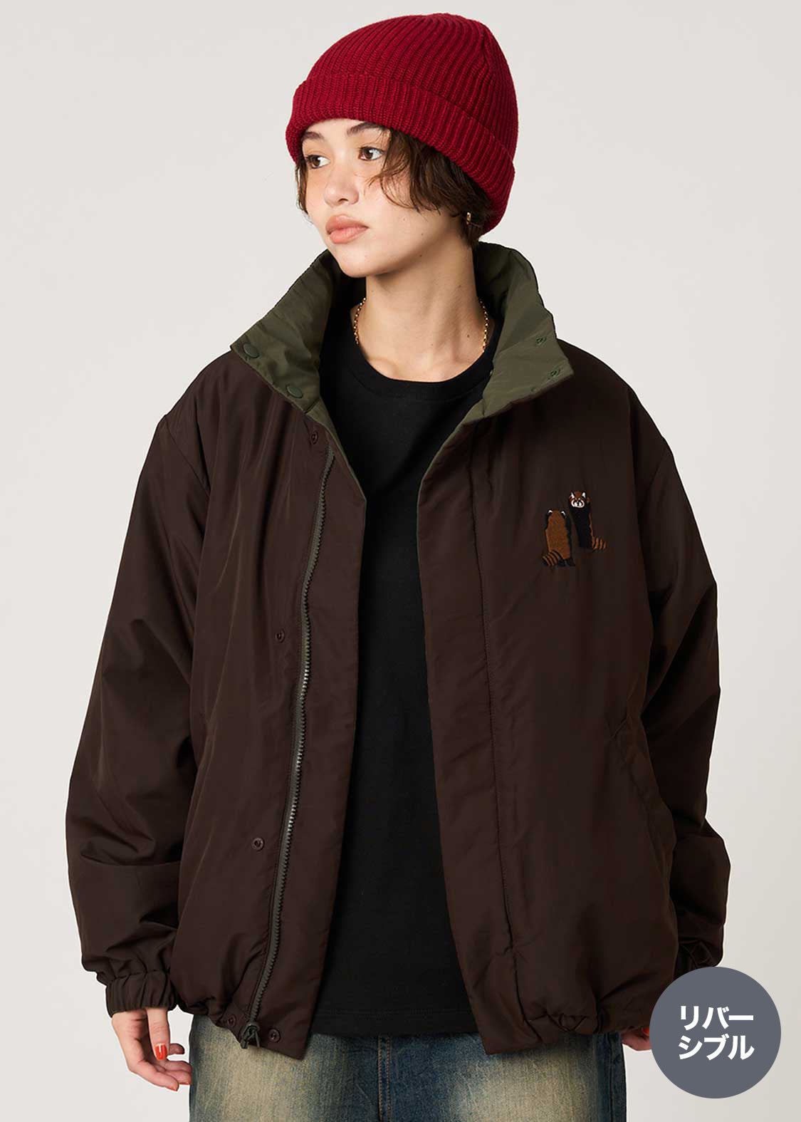 Ikaku Back Style | Reversible Padded Blouson