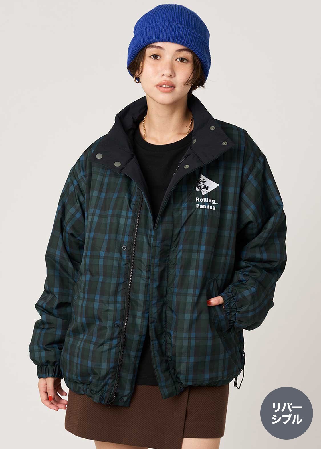Rolling Pandas Kate | Reversible Padded Blouson