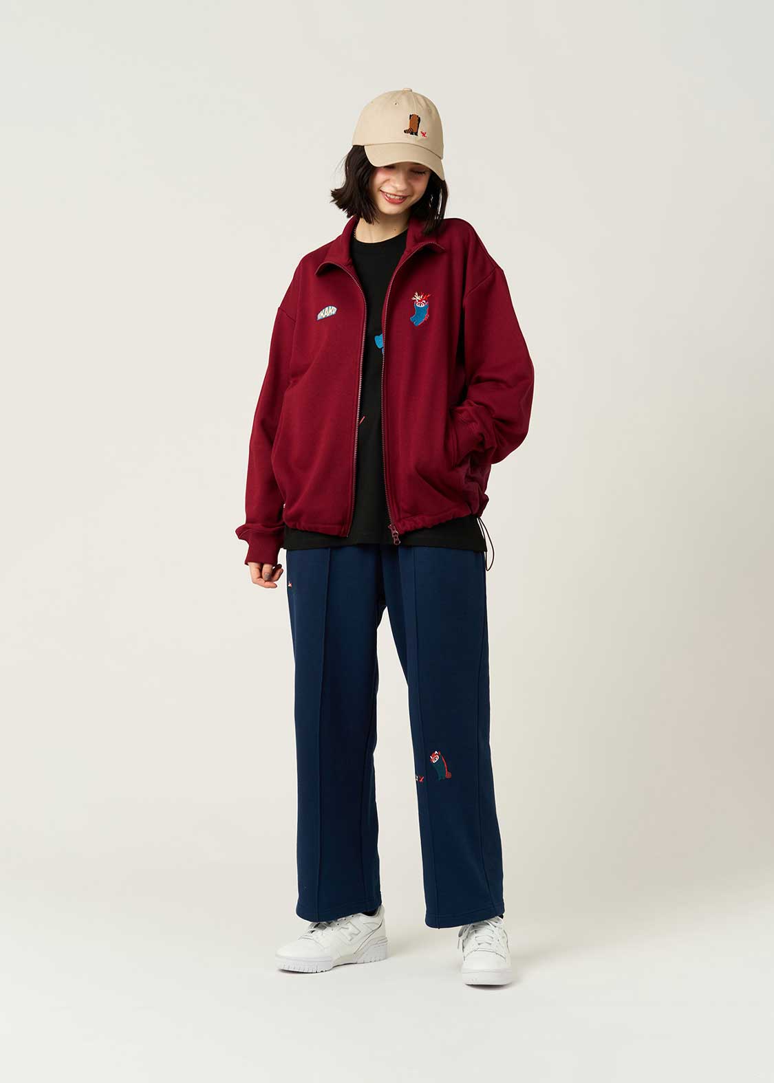 Ikaku Crayfish | Fleece Stand-Up Zip Blouson