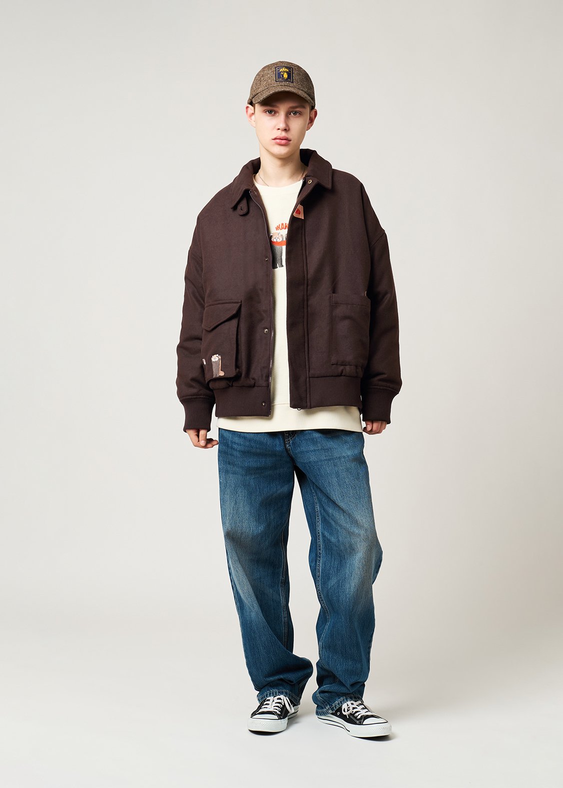 Ikaku | Melton Padded Jacket