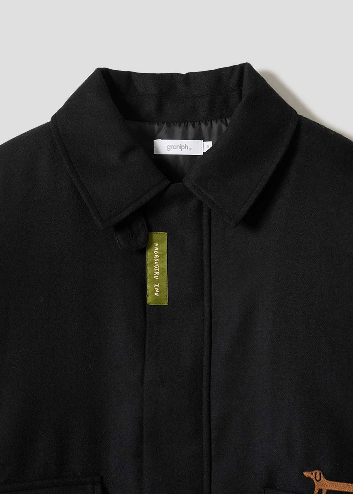 Nagasugiru Inu | Melton Padded Jacket