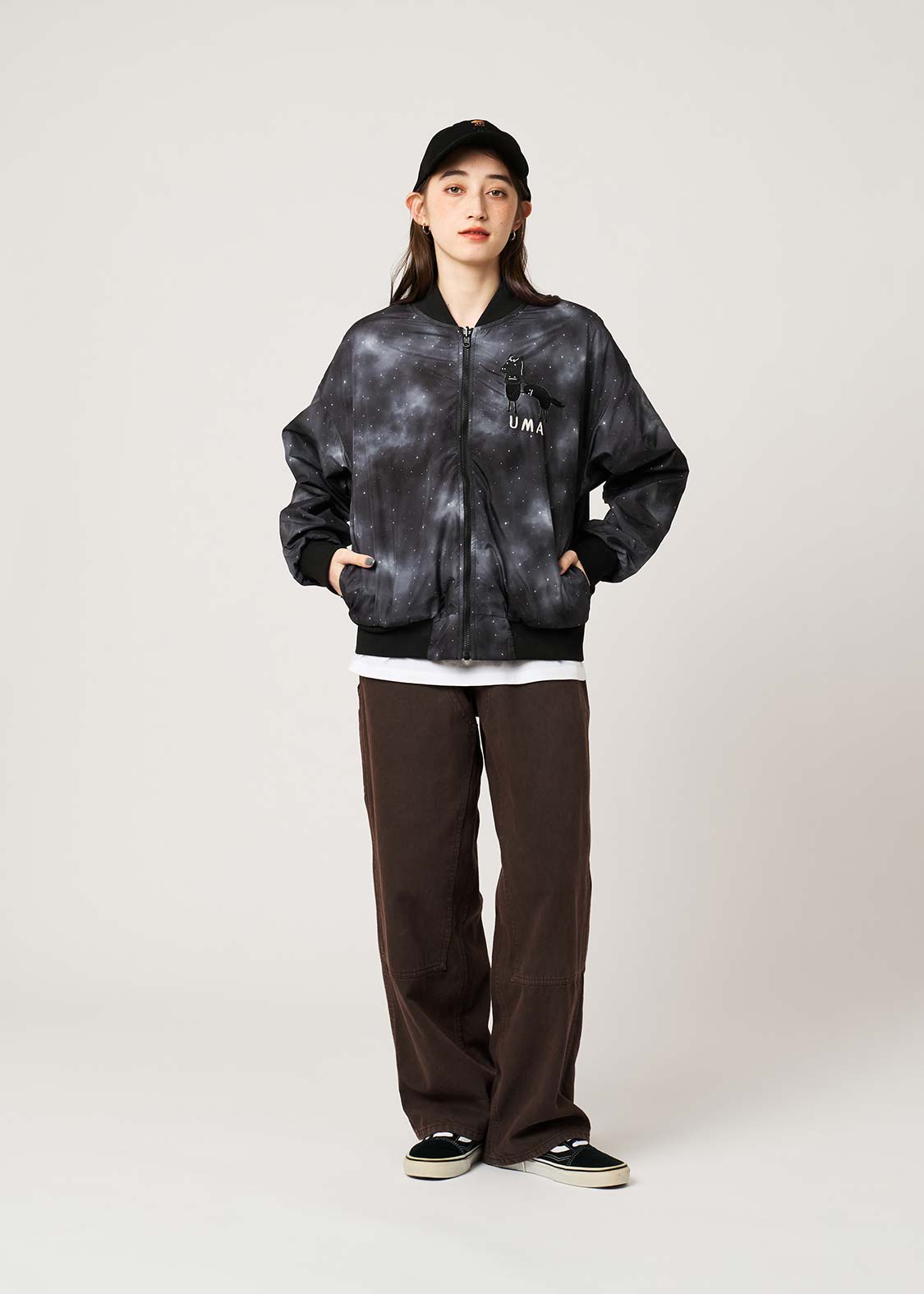 Beautiful Shadow Horse | Reversible Blouson