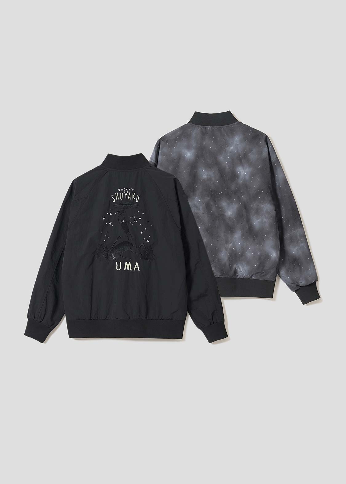 Beautiful Shadow Horse | Reversible Blouson