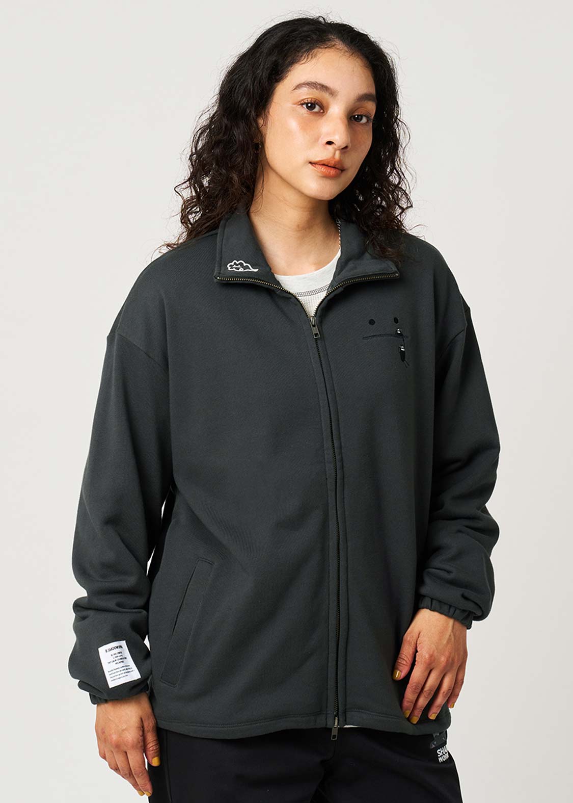 Beautiful Shadow Shinobi | Fleece Stand-Up Zip Blouson