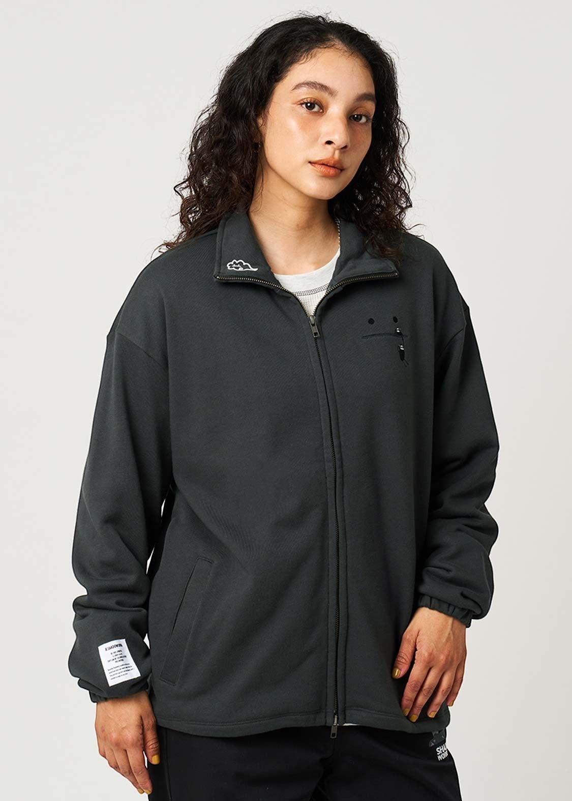 Beautiful Shadow Shinobi | Fleece Stand-Up Zip Blouson
