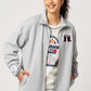 Ikaku Noringo | Fleece Stand-Up Zip Blouson