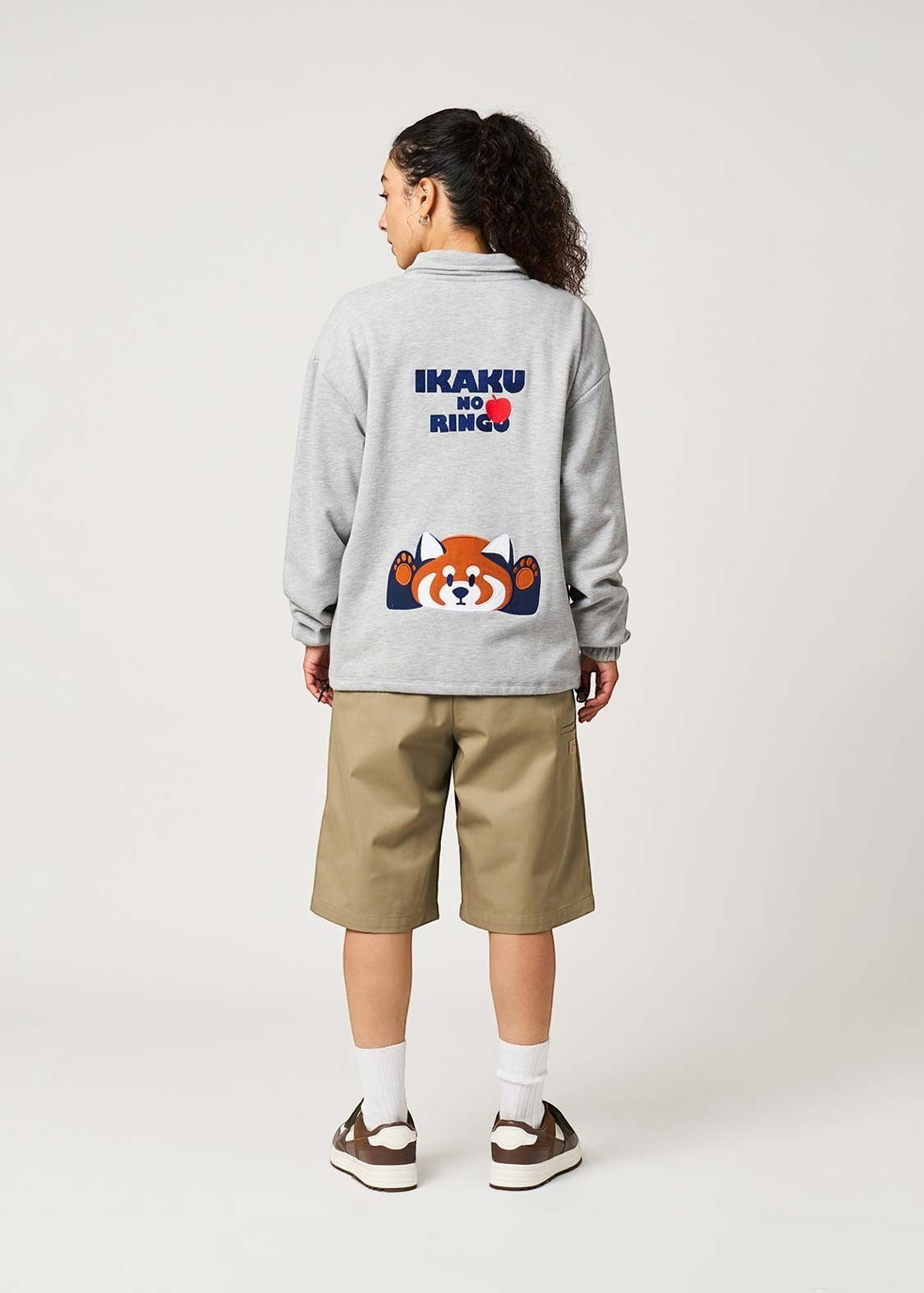 Ikaku Noringo | Fleece Stand-Up Zip Blouson