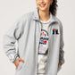 Ikaku Noringo | Fleece Stand-Up Zip Blouson