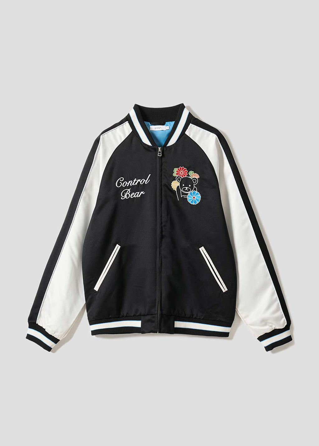 Japanese Flower Control Bear | Sukajan Jacket