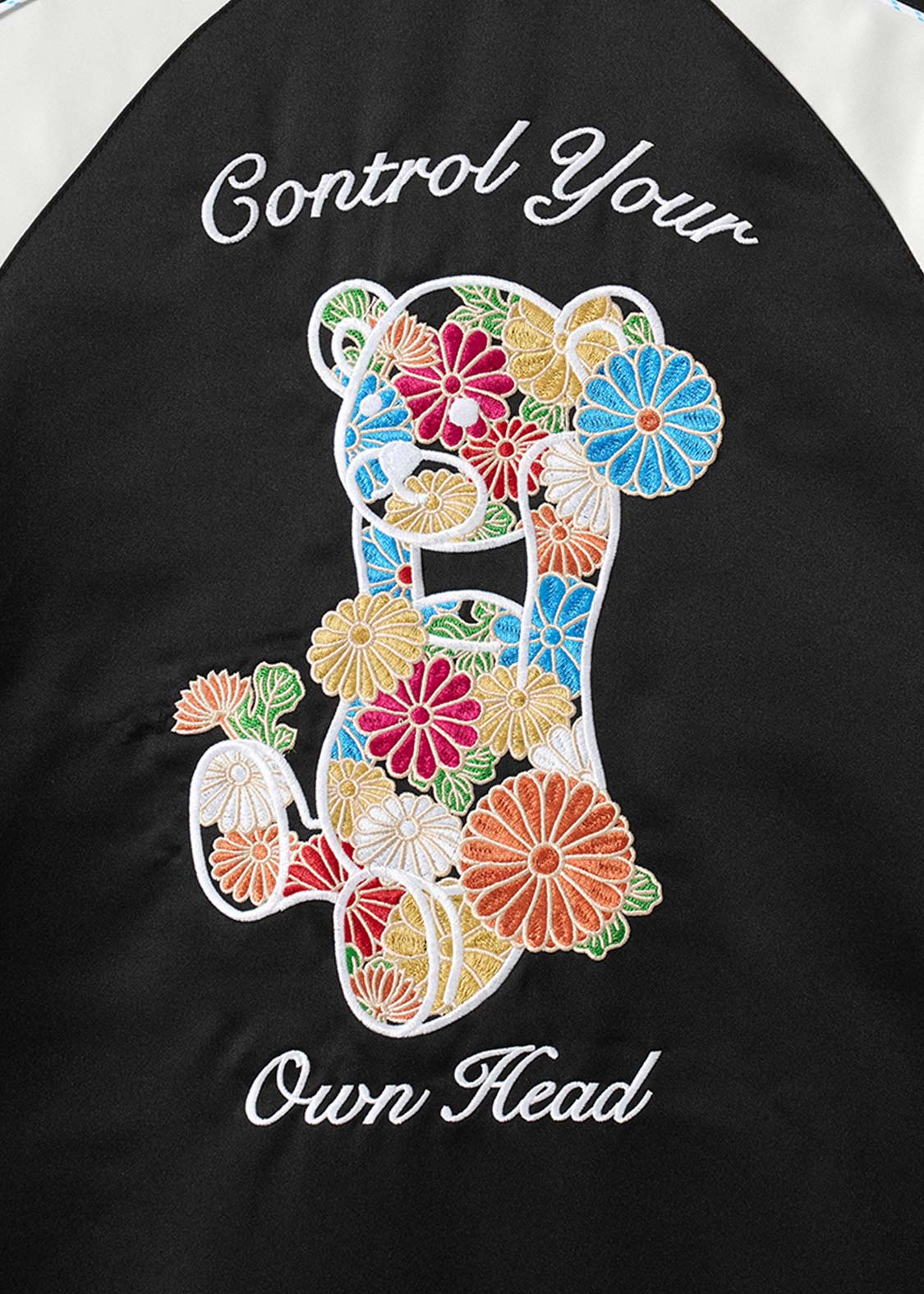 Japanese Flower Control Bear | Sukajan Jacket