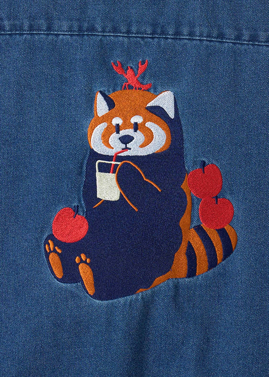Ikaku Noringo | Denim Zip Blouson