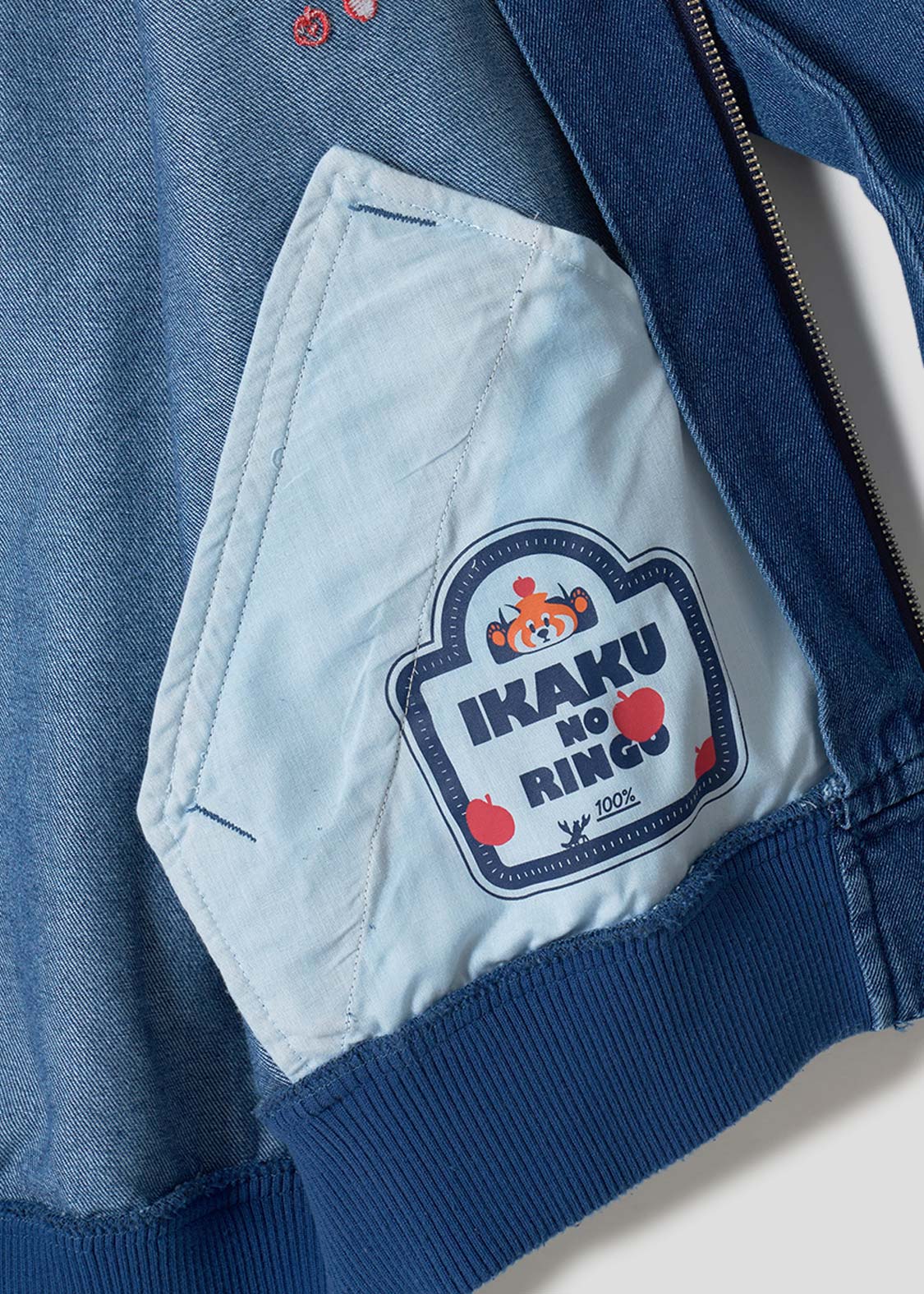 Ikaku Noringo | Denim Zip Blouson