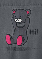 Control Bear | Denim Zip Blouson