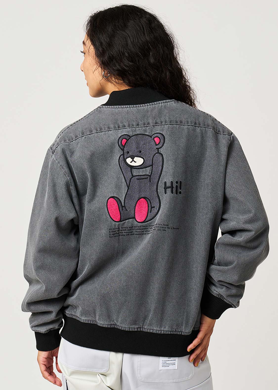 Control Bear | Denim Zip Blouson