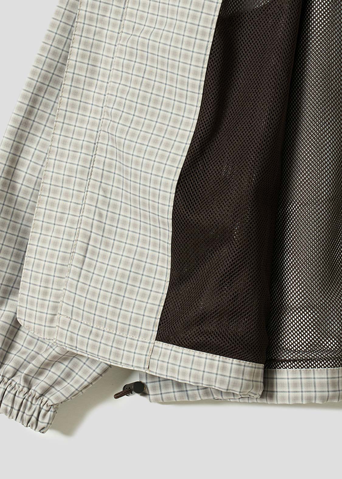 Ikaku Bikkuri Hatena | Check Hooded Blouson