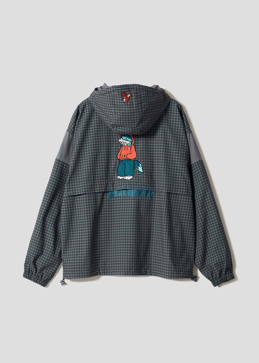 Shonen Wolf | Check Hooded Blouson