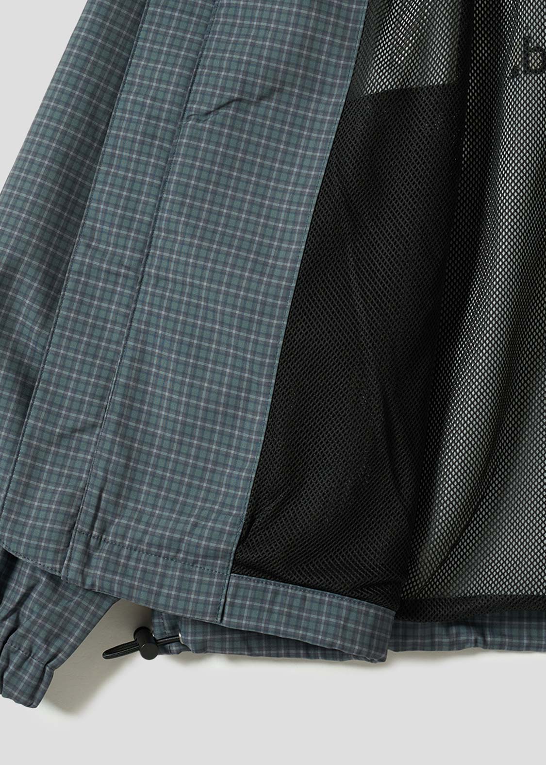 Nagasugiru Inu | Check Hooded Blouson