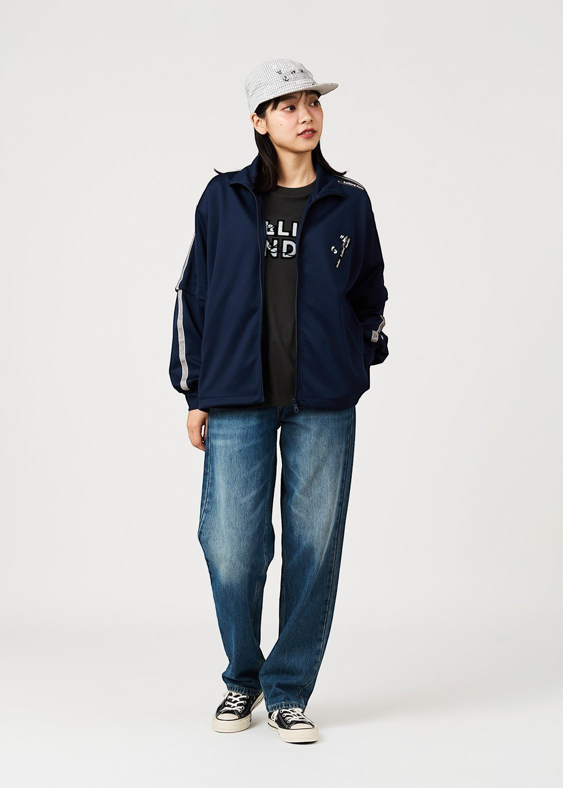 Rolling Pandas Library | Detachable Track Jacket