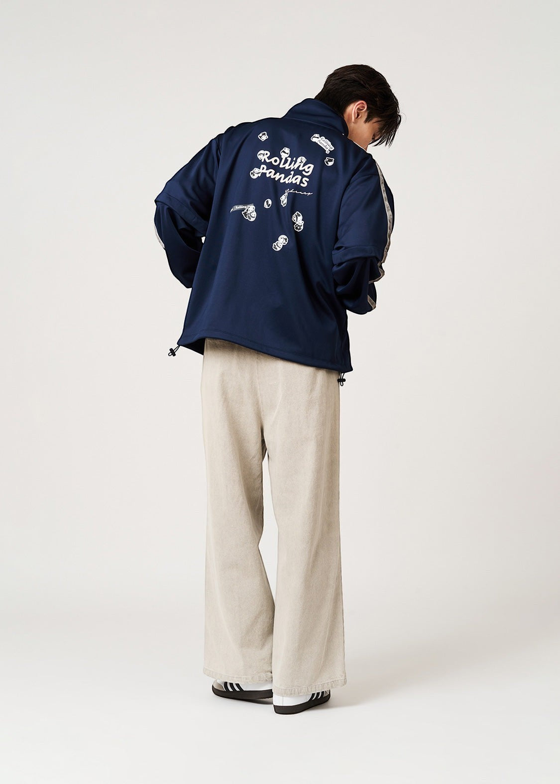 Rolling Pandas Library | Detachable Track Jacket