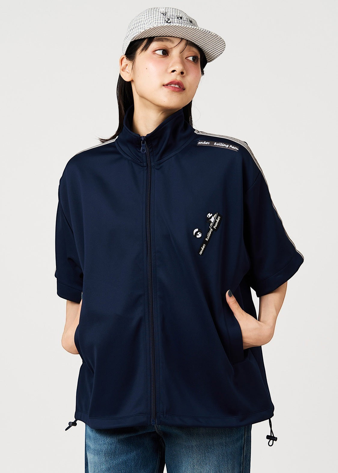 Rolling Pandas Library | Detachable Track Jacket