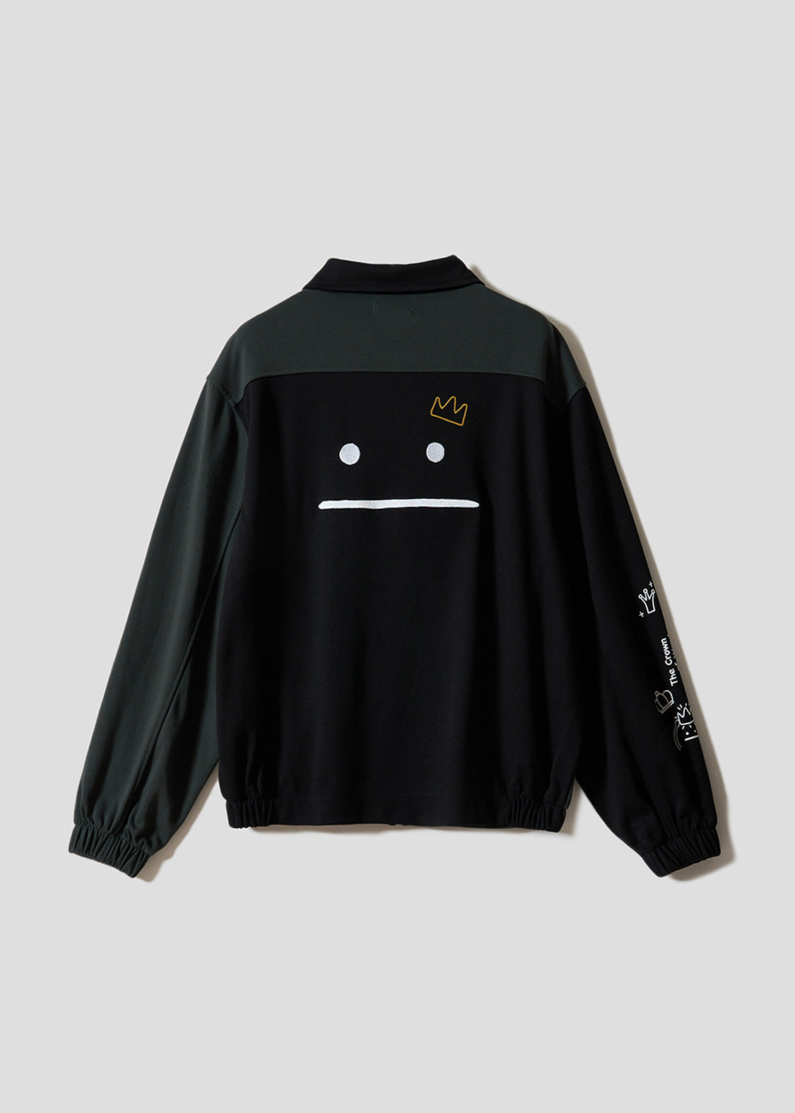 Beautiful Shadow Crown | Ponte Zip Blouson