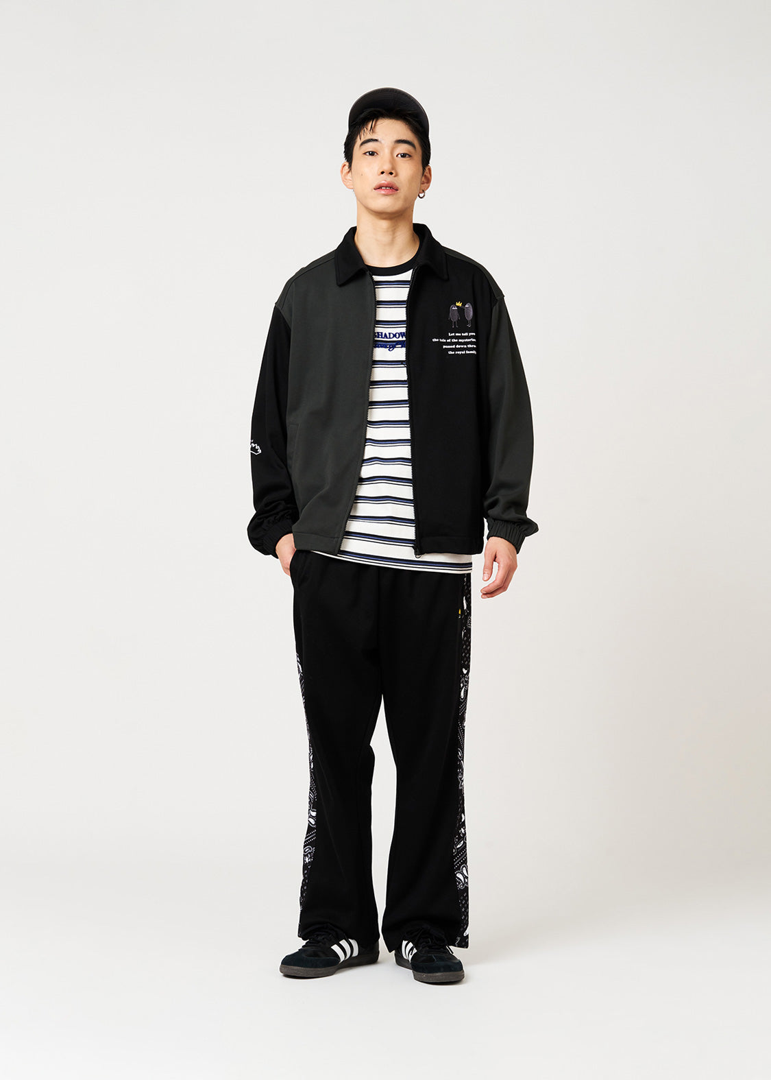 Beautiful Shadow Crown | Ponte Zip Blouson